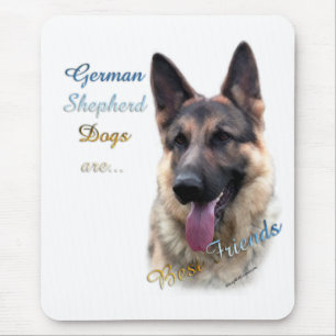 Tapis De Souris Chien berger allemand Best Friend 2