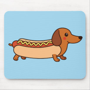 Tapis De Souris Chien chaud mignon