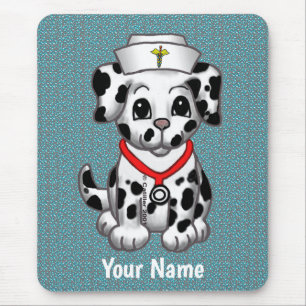 Tapis De Souris Chien Chien Chien personnalisé Nurse Souris Pad