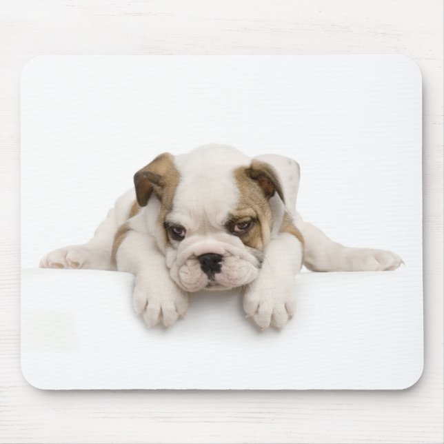 Tapis De Souris Chien Mousepad de Taureau de l'anglais (Devant)