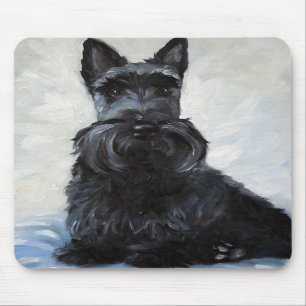 Tapis De Souris Chien Mousepad de Terrier d'écossais de Scottie