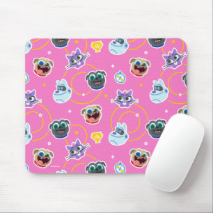 Tapis De Souris Chien rose Pals Motif rose