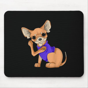 Tapis De Souris Chien Tattoo Cadeau Design animal Chihuahua