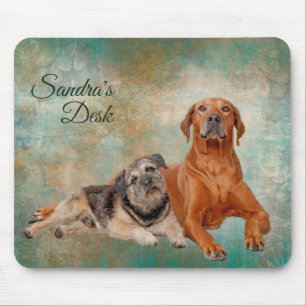 Tapis De Souris Chiens Adorables Sur L'Art Décopage