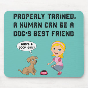 Tapis De Souris Chiens meilleure boisson ami