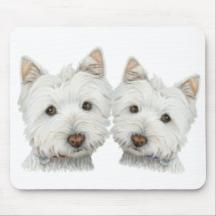Tapis De Souris Chiens mignons de Westie