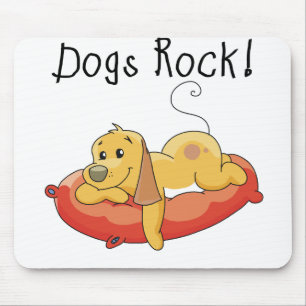 Tapis De Souris Chiens Rock