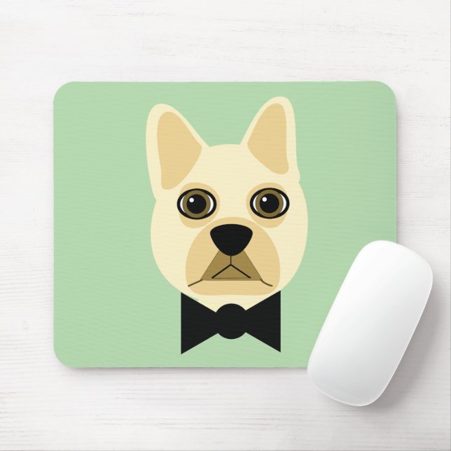 Tapis De Souris Chiffre de taureau français (Avec souris)