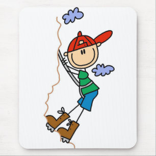 Tapis De Souris Chiffre T-shirts et cadeaux de bâton d'alpinisme