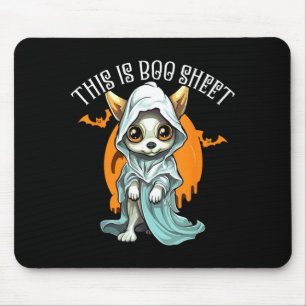 Tapis De Souris Chihuahua Halloween chiot farce ou friandise Squel