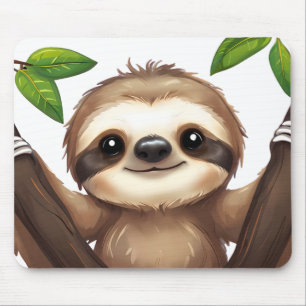 Tapis De Souris Chill Sloth Mousepad - Mignonne ambiance bureau