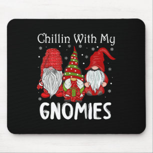 Tapis De Souris Chillin Avec Mes Gnomes Noël Pamajas Famille F