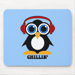 Tapis De Souris chillin de pingouin