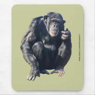 Tapis de souris chimpanzé