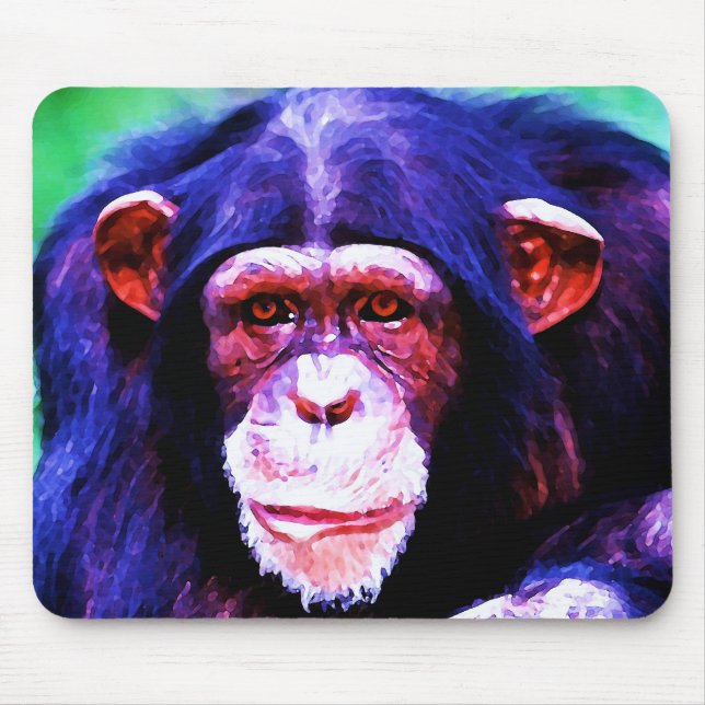 Tapis De Souris Chimpanzé (Devant)