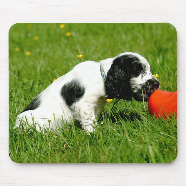 Tapis De Souris Chiot anglais Mousepad de cocker (Devant)