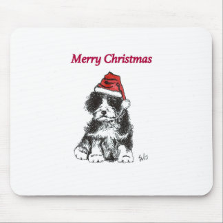 Tapis De Souris Chiot de Noël
