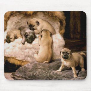 Tapis De Souris Chiots Mousepad de carlin