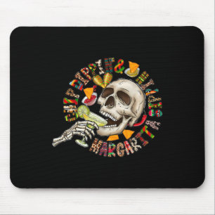 Tapis De Souris Chip Dippin Margarita Sippin Chemise Drôle Skull S