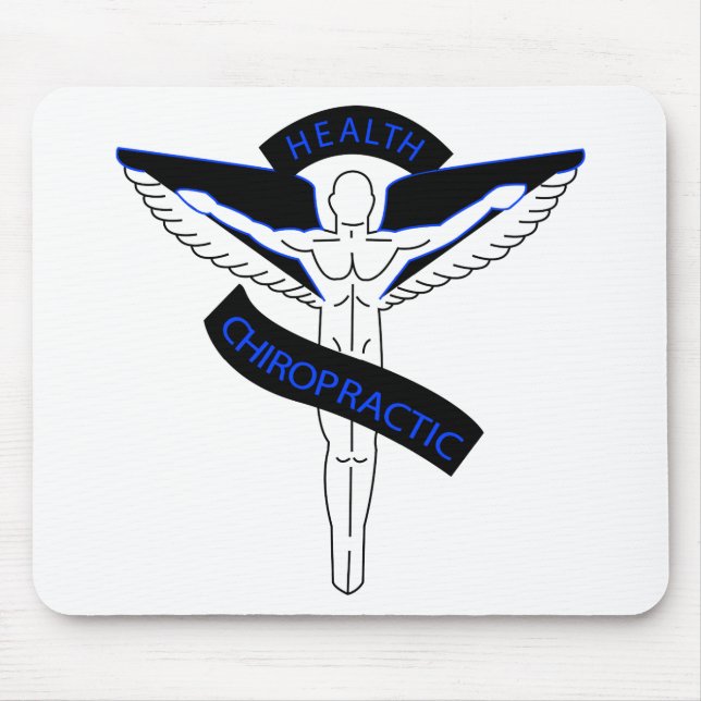 Tapis De Souris Chiropractic2blue (Devant)
