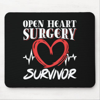 Tapis De Souris Chirurgie à cœur ouvert Sensibilisation Bypass Cœu