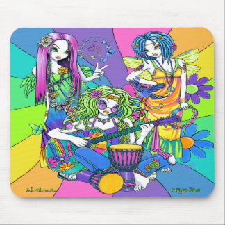 Tapis De Souris "Chloe, mélodie, fée Mousepad de fleur d'harmonie"