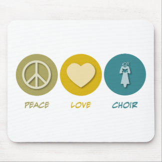 Tapis De Souris Choeur d'amour de paix