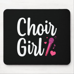 Tapis De Souris Chœur d'art pour filles femmes chorale chant chœur