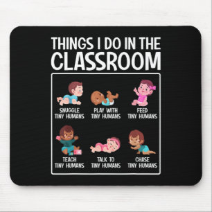 Tapis De Souris Chose d'enseignant de maternelle et de jardin d'en