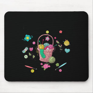 Tapis De Souris Chose que je fais pendant mon temps libre Crochet