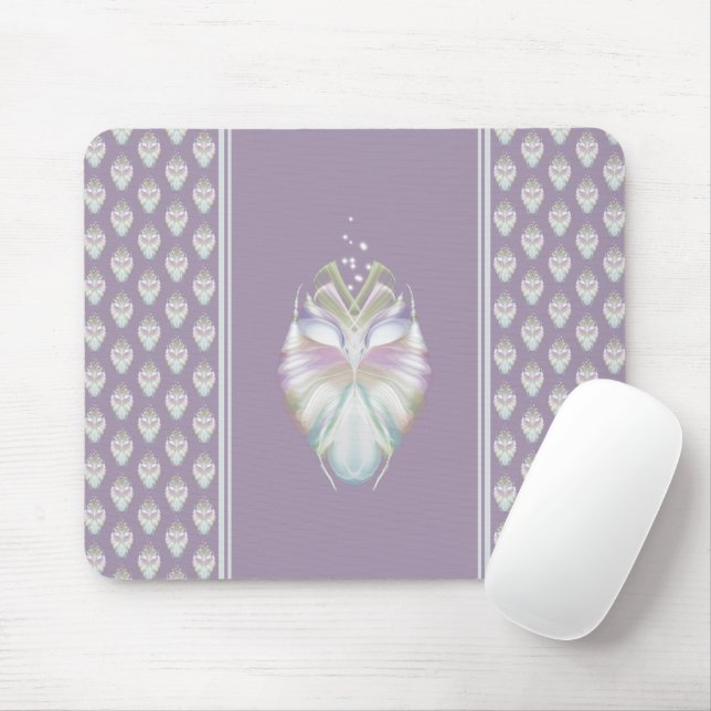 Tapis De Souris Chouette Oracle Pastel Purple (Avec souris)