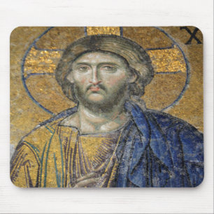 Tapis De Souris Christ Pantocrator Mosiac Iconique Religieux Romai