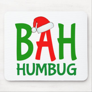 Tapis De Souris Christmas bah humbug ebenezer scrooge Design
