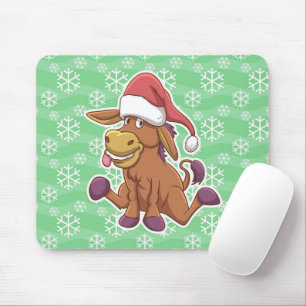 Tapis De Souris Christmas Donkey