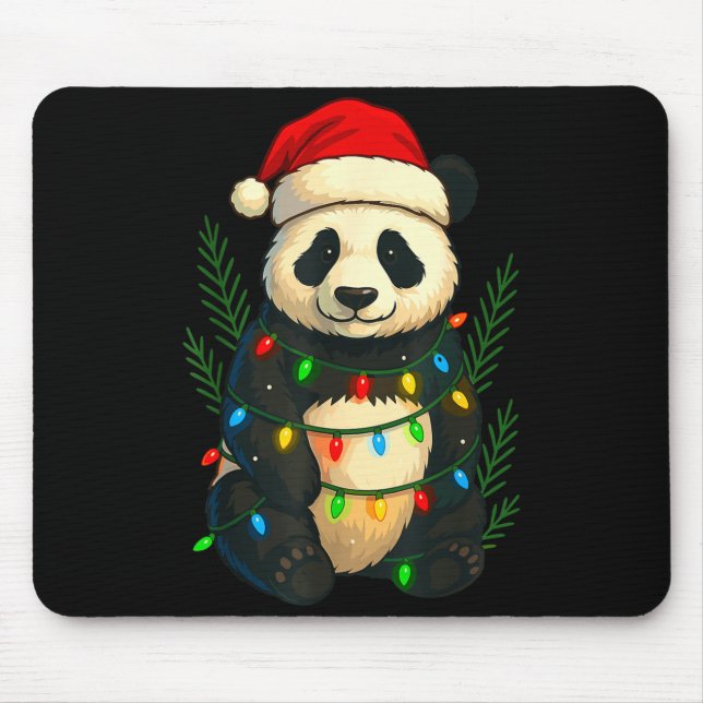 Tapis De Souris Christmas Panda  (Devant)