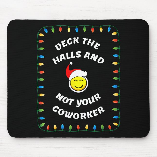 Tapis De Souris Christmas Party Workplace Funny Design  (Devant)