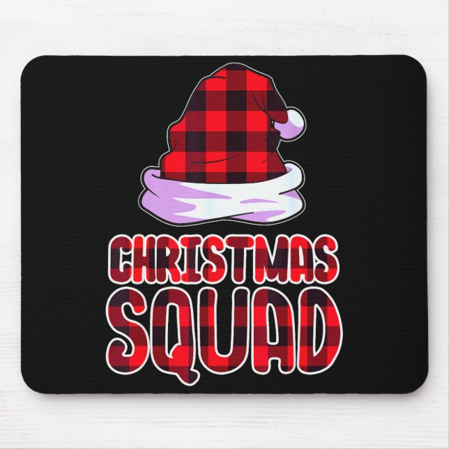 Tapis De Souris Christmas Squad Family Group Matching Christmas Pa (Devant)