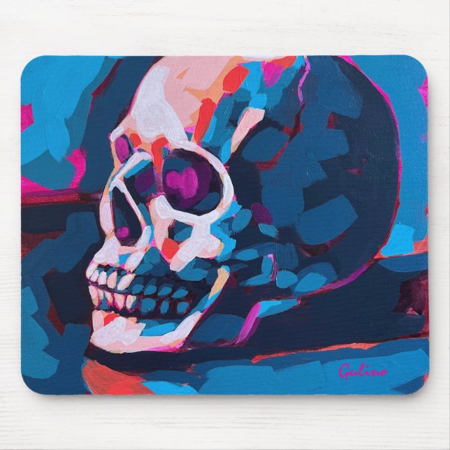Tapis De Souris Chromatic Skull Painting (Devant)