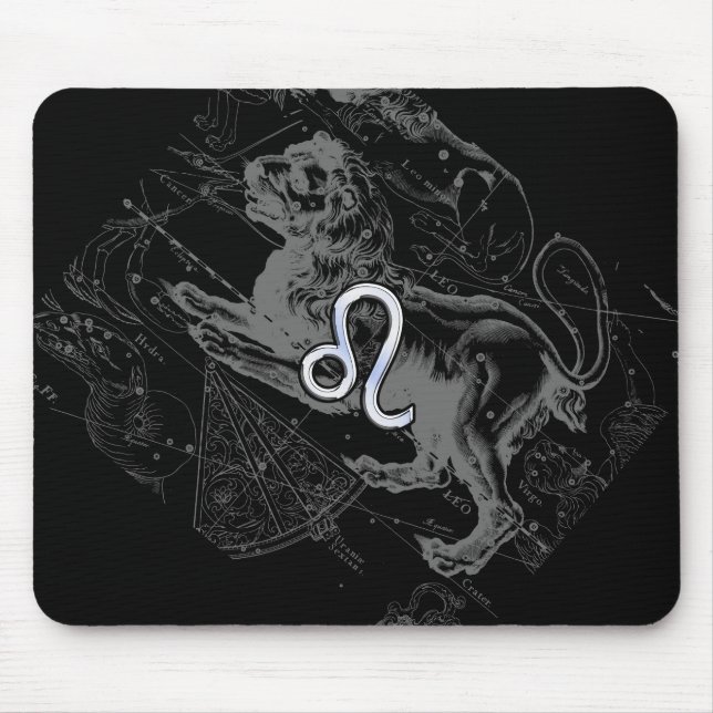 Tapis De Souris Chrome comme Leo Zodiac Connexion Hevelius 1690 (Devant)
