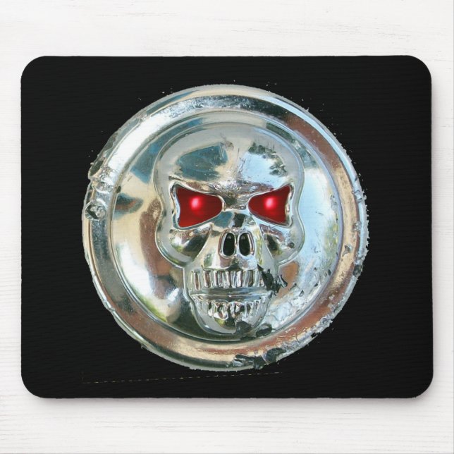 TAPIS DE SOURIS CHROME SKULL (Devant)