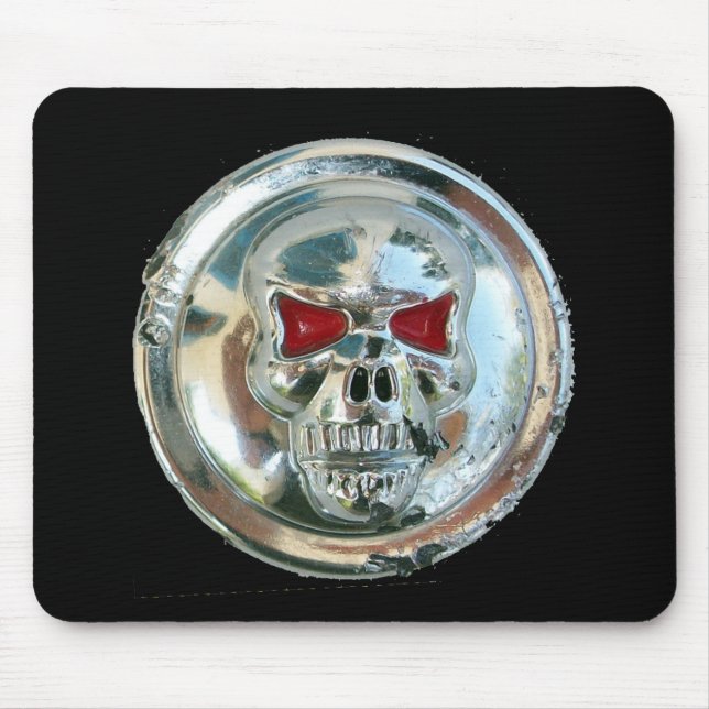TAPIS DE SOURIS CHROME SKULL (Devant)