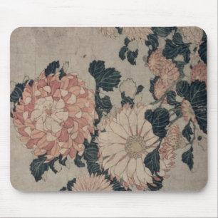 Tapis De Souris Chrysanthèmes (bois de graveur de couleur)
