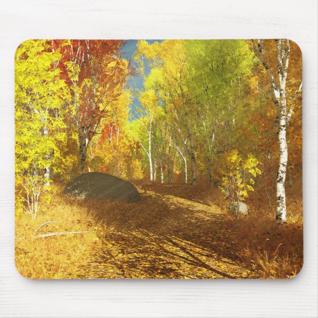 Tapis De Souris Chute de Mousepad clair (Devant)
