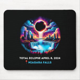 Tapis De Souris Chutes New York Ny Total Éclipse solaire 81 avril