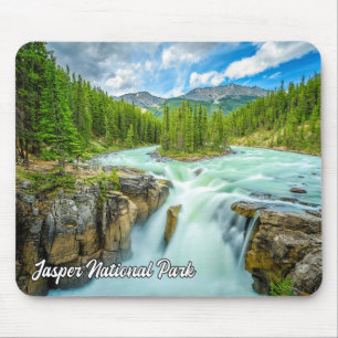Tapis De Souris Chutes Sunwapta, Parc national Jasper