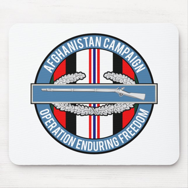 Tapis De Souris CIB de l'Afghanistan OEF (Devant)