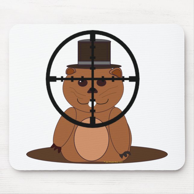 Tapis De Souris Cible : marmotte (Devant)