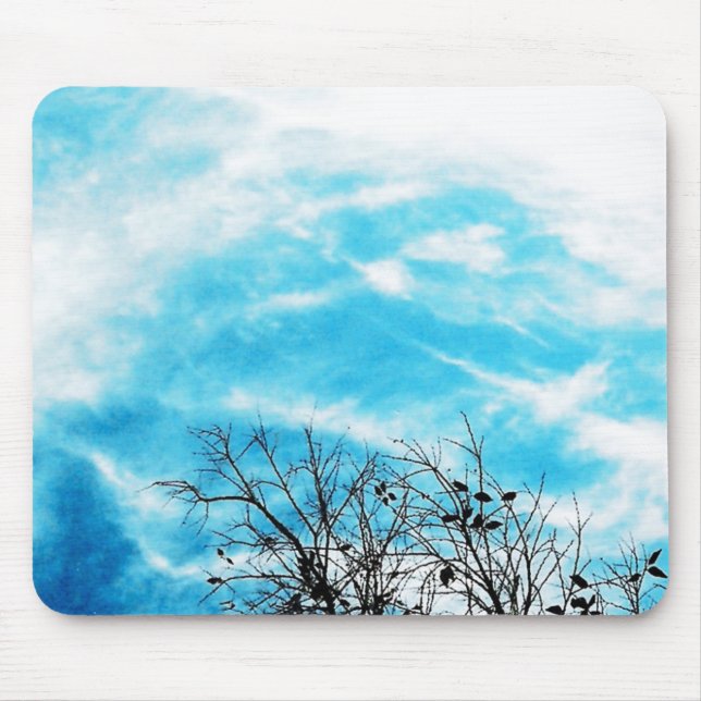 Tapis De Souris Ciel bleu frais (Devant)