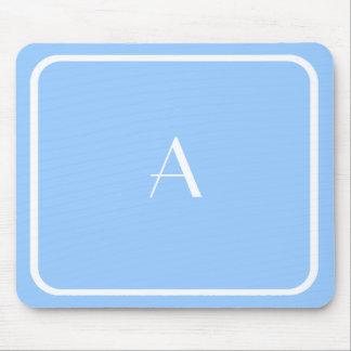 Tapis De Souris Ciel clair pas cher Mousepad bleu avec Monogramme 