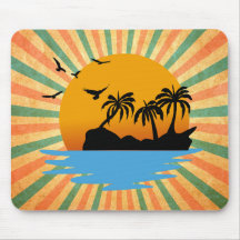 Ciel de coucher de soleil rétros en feu